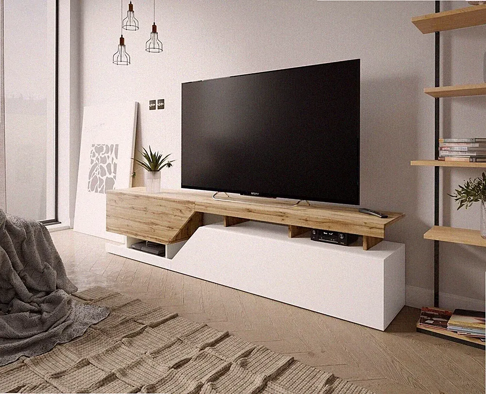 TV-Lowboard Ceelias 200 Modern TV-Tisch TV-Schrank Wohnzimmer Mediaschrank M24