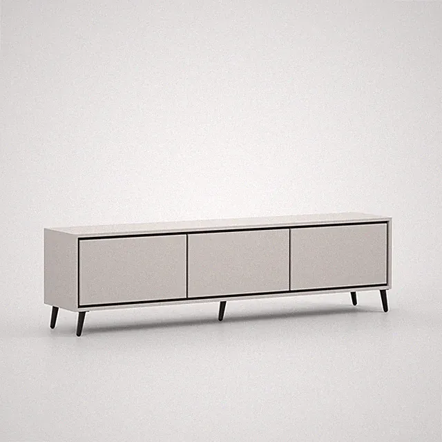 TV-Lowboard mit drei Drehtüren TV-Lowboard FRESCO 180 cm