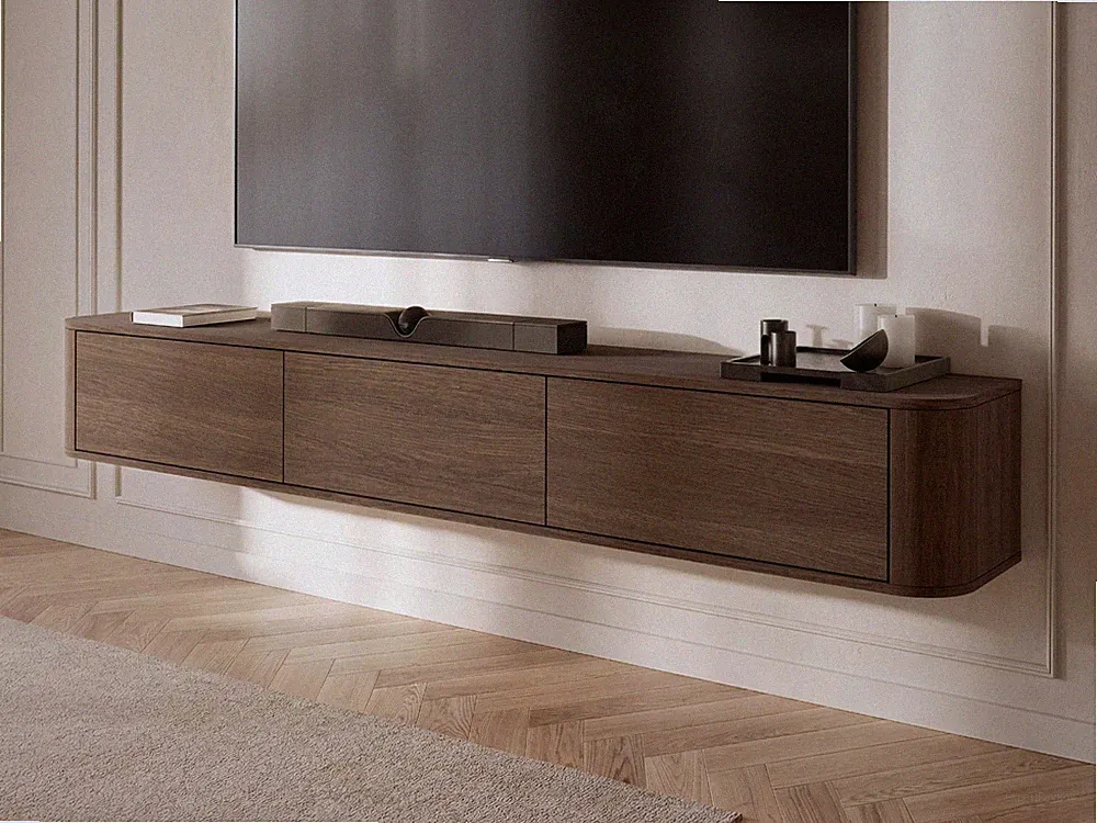 TV-Lowboard Sunterop Fernsehschrank Fernsehtisch Sideboard Wohnzimmer