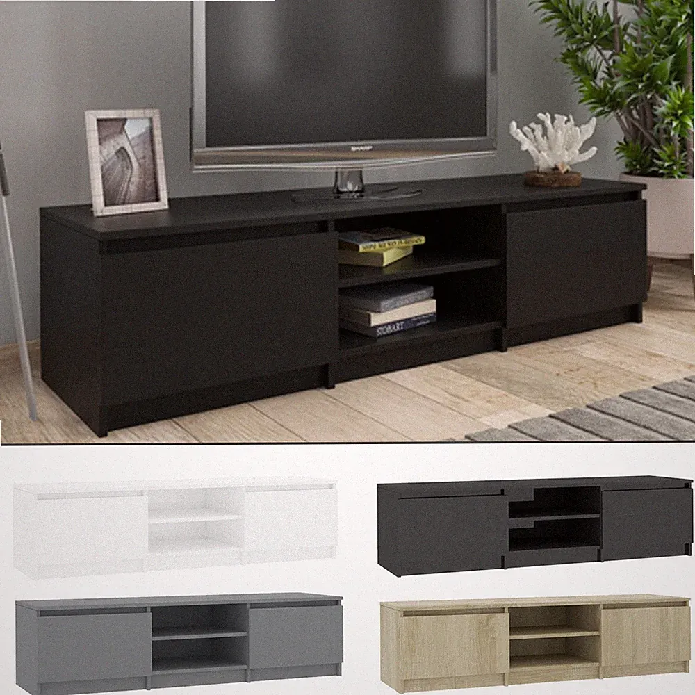 TV-Schrank HiFi Schrank Lowboard Fernseher Schrank Wohnzimmer TV Möbel