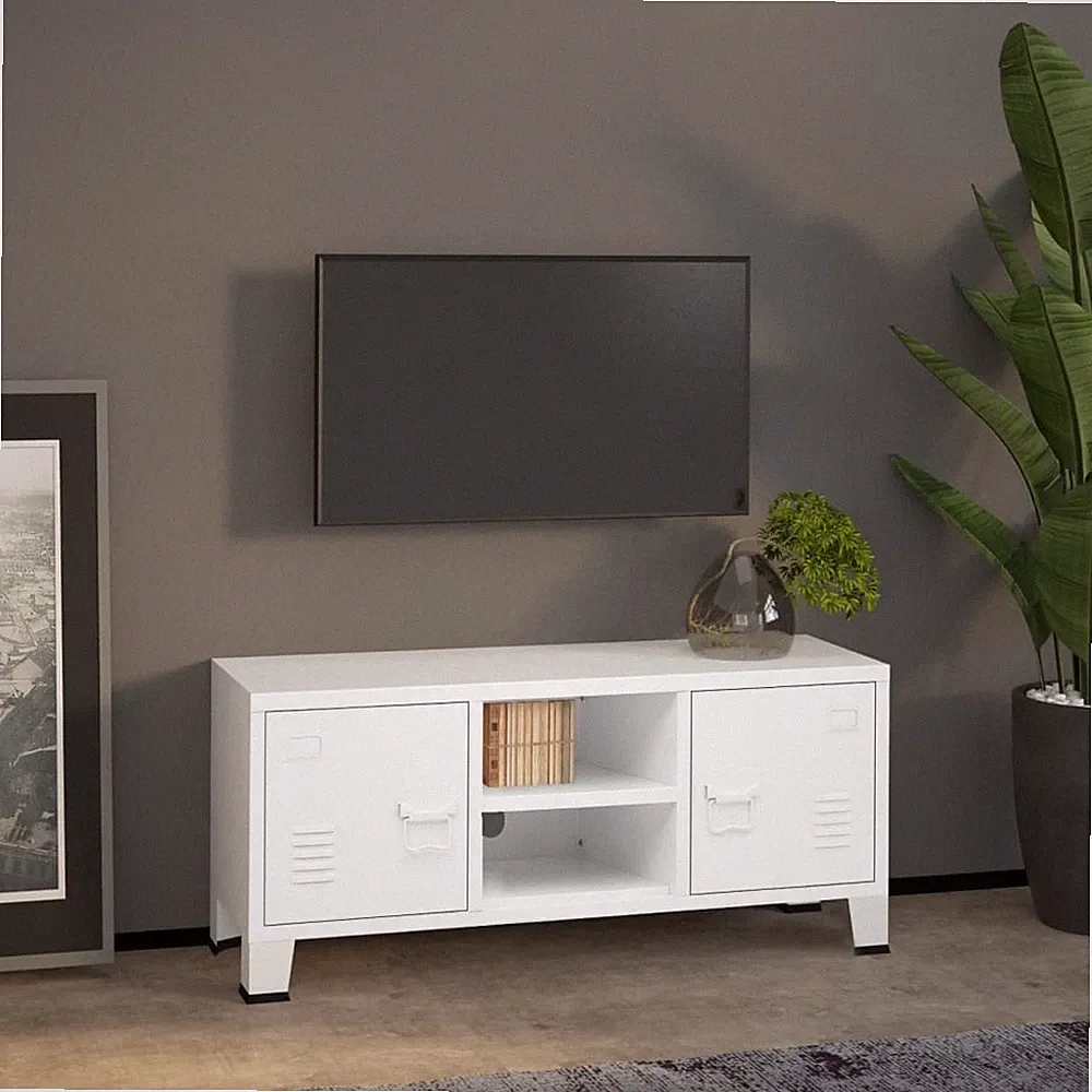 TV-Schrank Industrie-Stil Fernsehschrank Fernsehtisch TV Möbel Tisch Schrank Neu