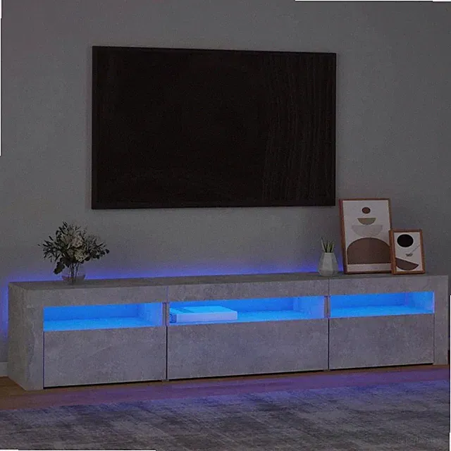 TV Schrank mit LED-Leuchten Lowboard Fernsehschrank mehrere Auswahl vidaXL