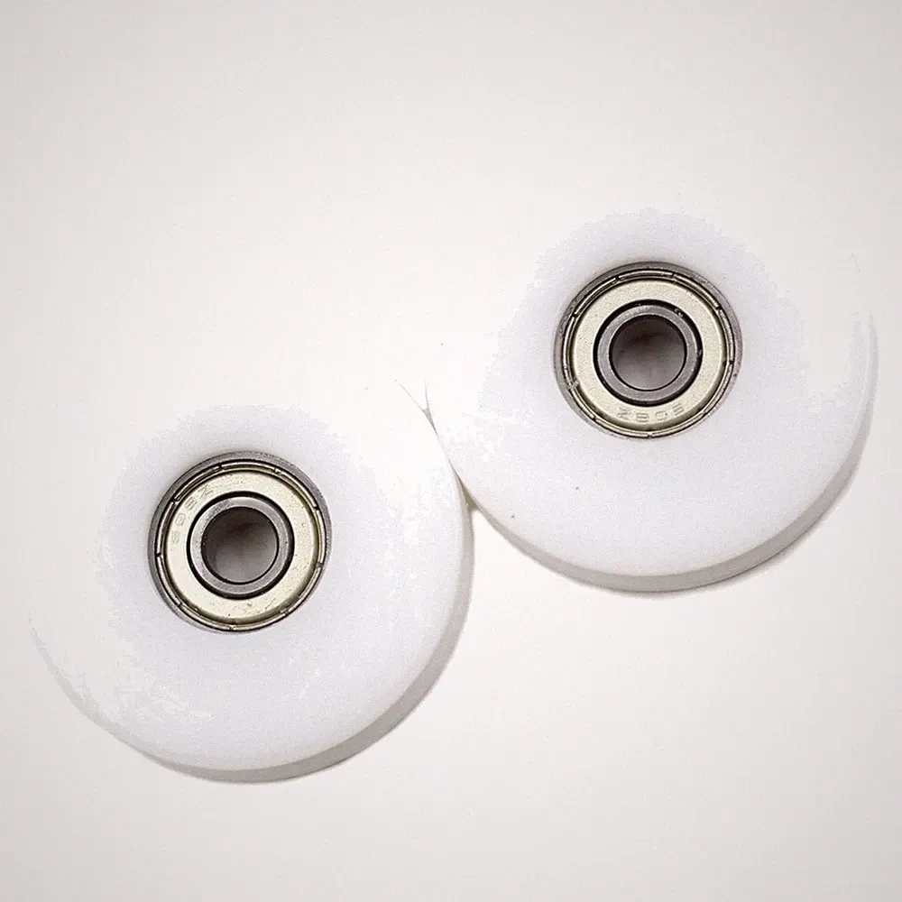 U-Rollen Kugellager Nylon Rollen 50mm für Seil Glas Möbel Fenster