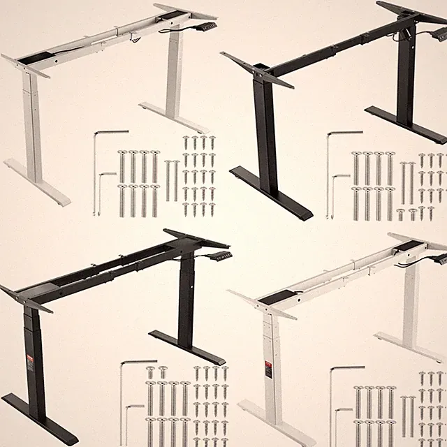 Uimoso Schreibtisch Gestell elektrisch verstellbar Tischgestell 70-117cm 125kg