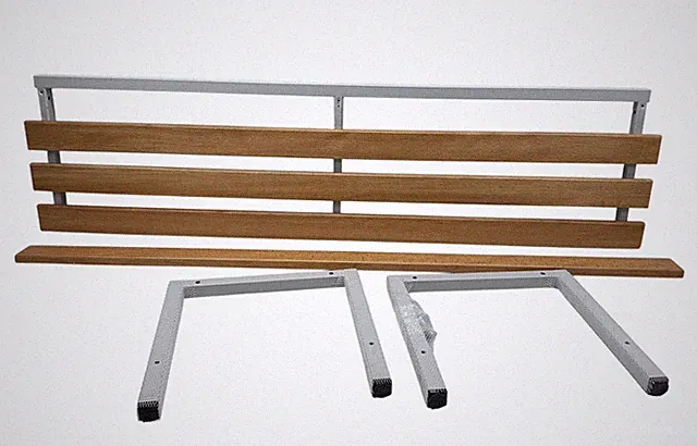 Umkleidesitzbank Sitzbank für Umkleideräume BxHxT: 150x42x40 cm Echtholz