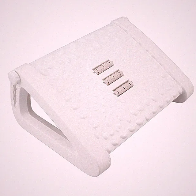 Unter Schreibtisch Fußstütze, 6 Höhenverstellbarer Ergonomischer Fußhocker Er...