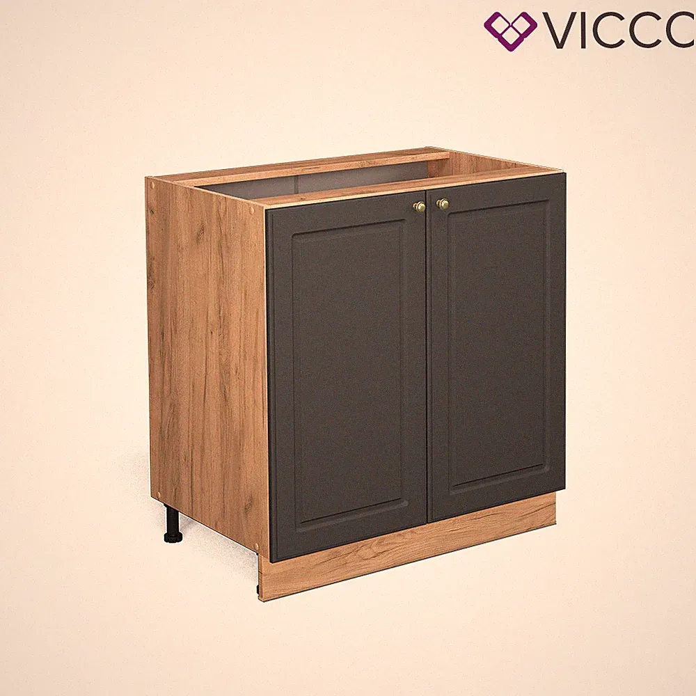 Unterschrank Küchenschrank Küchenmöbel Landhaus Fame-Line 80 cm Vicco