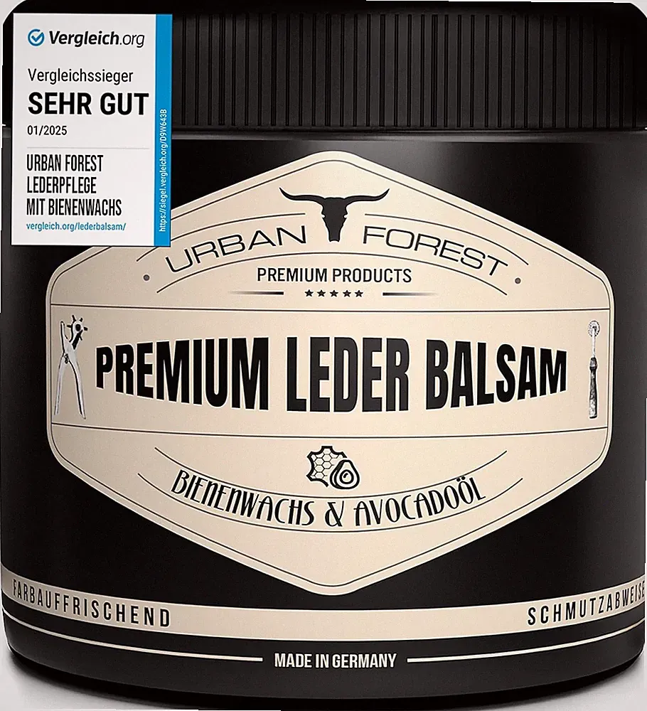 URBAN FOREST Lederpflege Mit Bienenwachs & Avocado-Öl 500Ml Für Auto Sofa Möbel