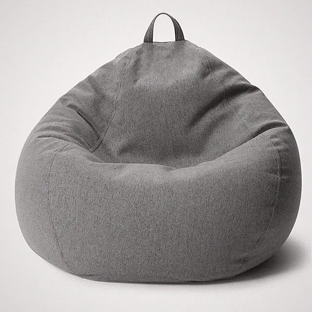 URBANARA Indoor Sitzsack Round XL 250l - XXL Sofa Sessel ideal zum Pouf Hocker
