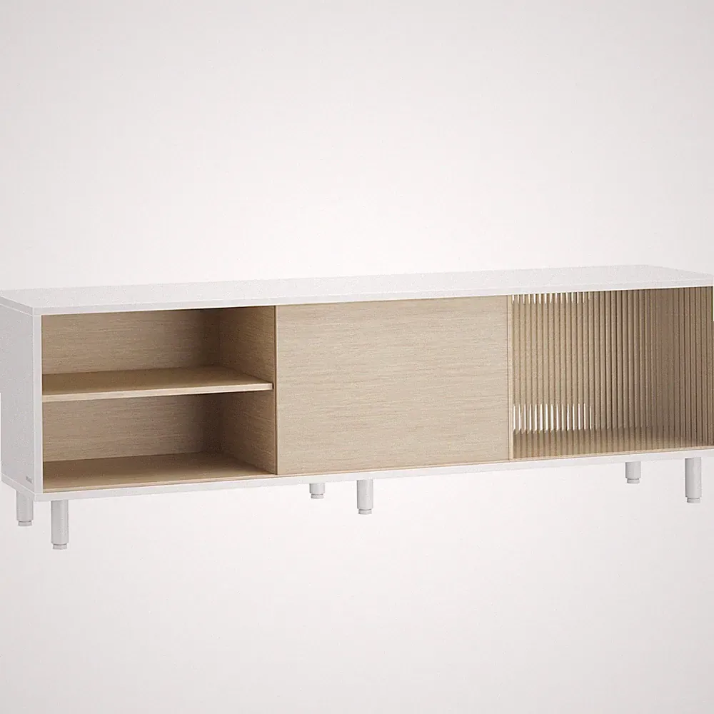 VASAGLE TV-Schrank, Toolless-Technologie, superschnelle werkzeuglose Montage