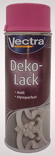 Vectra® Dekolack matt Lackspray 400ml Farbspray Decklack Sprühdose Spraydose