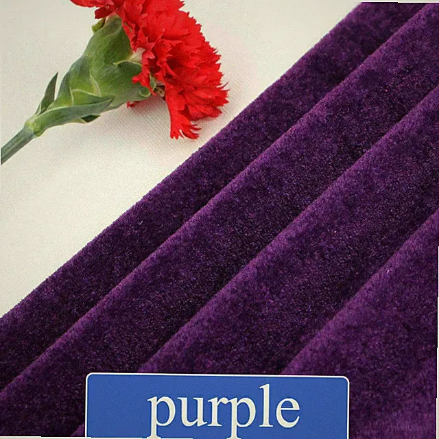 Velvet Pleuche Stoff Gardine Deko Möbel Sofabezug Tischdecke DIY