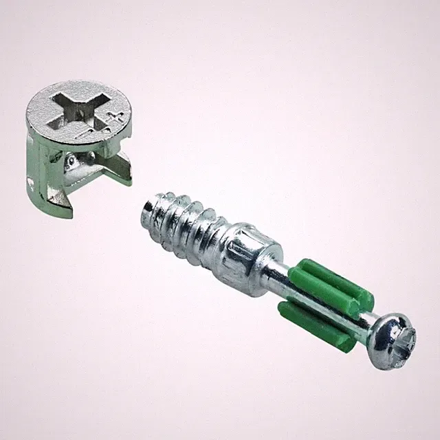 Verbindungsbeschlag Rastex 12 für = 13 mm Fachböden mit Einschraubdübel, 8 Stück