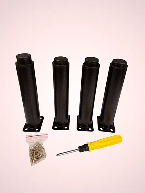 Verstellbare Möbelbeine 4-teiliges Set Aus Edelstahl für Sofa Tisch Schreibtisch