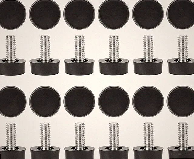 Verstellbare Möbelfüße Stellfüße M6 x10mm, 24er Set, Schwarz