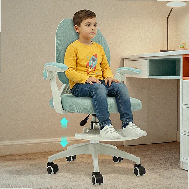 Verstellbarer Kinderstuhl Mit Rückenlehne, Lernstuhl Für Zuhause, Arbeitszimmer