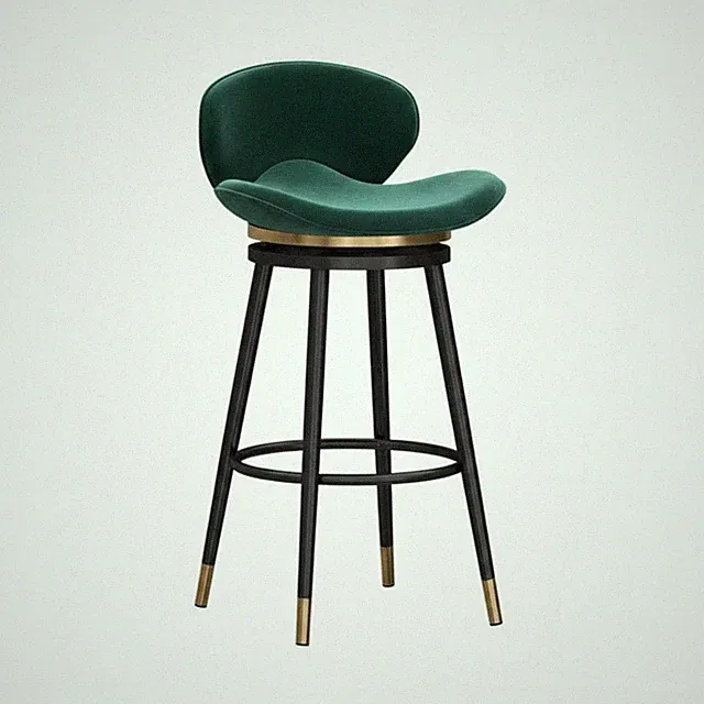 Verstellbarer runder Hocker mit niedriger Auflage modernes Design Sitzmöbel für