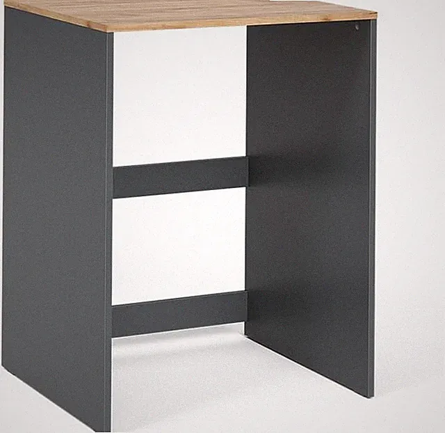 Vicco Waschmaschinenschrank Viktor, Anthrazit/Goldkraft Eiche, 68 X 88.2 Cm, Zur