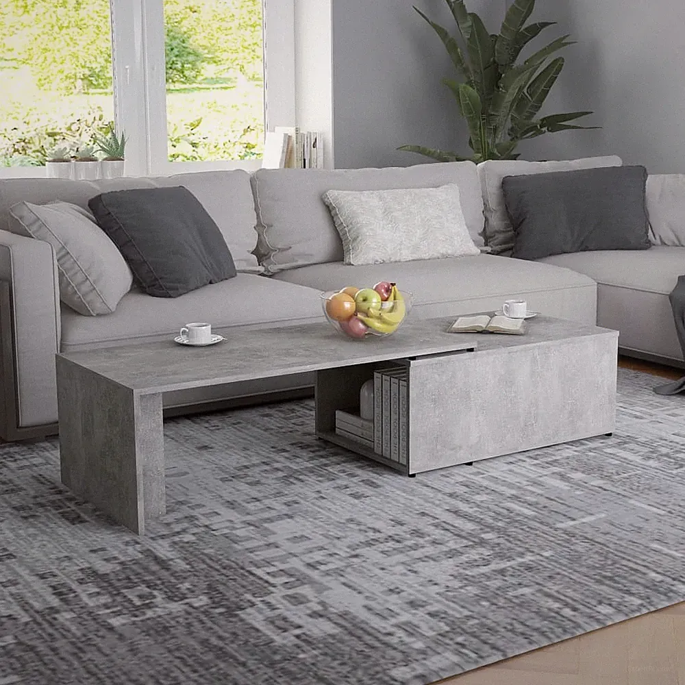 vidaXL Couchtisch Hochglanz-Weiß 150x50x35 cm Holzwerkstoff