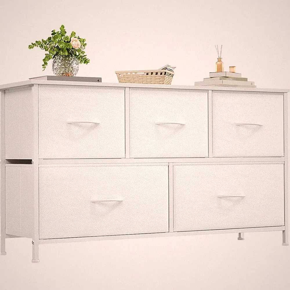 Vielseitige Kommode mit 5 Schubladen für Schlafzimmer und Wohnzimmer