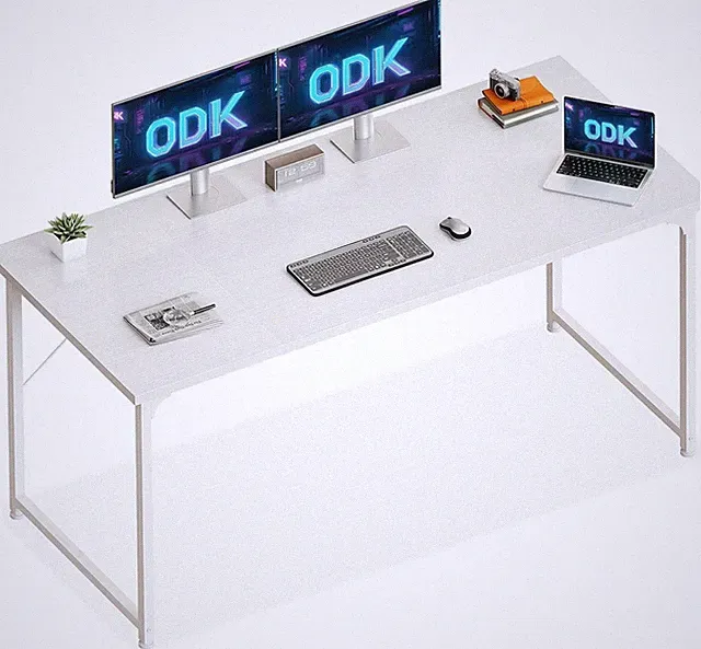 Vielseitiger PC Tisch - Schreibtisch für Arbeitszimmer und Schlafzimmer
