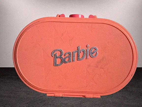 Vintage Barbie Koffer Spielhaus 1994 Mattel Pop-Up Haus Tragbar Möbel Rar