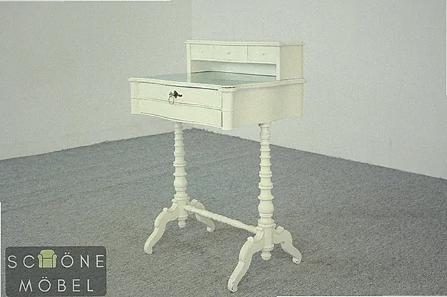 Vintage Damen- Schreibtisch Beistelltisch im Landhausstil Sekretär Schminktisch