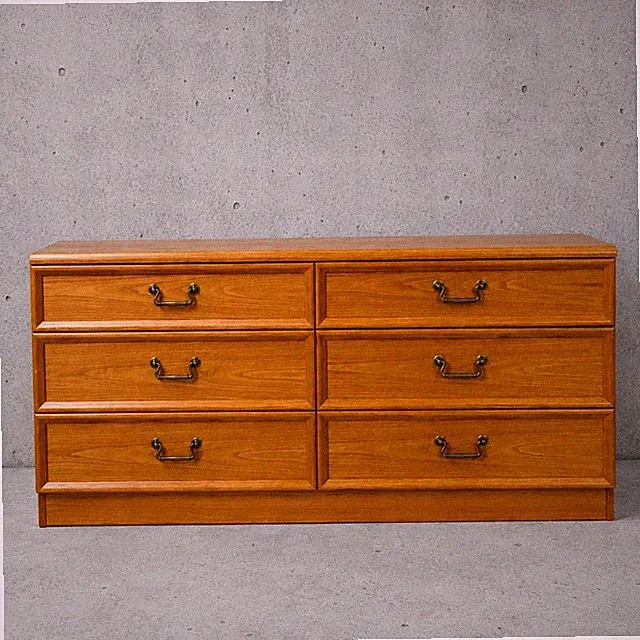Vintage G Plan Eiche niedrige Kommode Sideboard Aufbewahrungsschrank