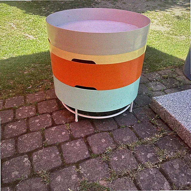 VINTAGE IKEA PS 2014 Side Table - Rare Modular Storage Pop Art Style - Complete