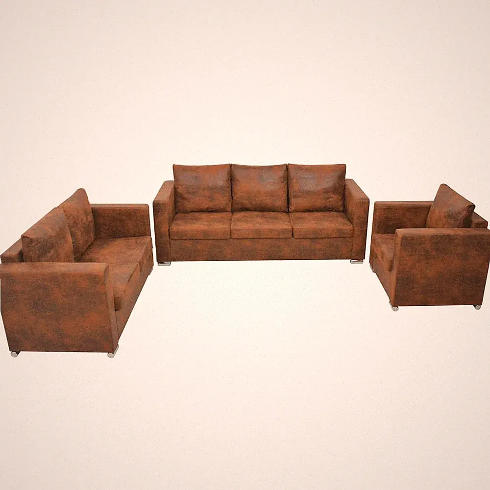 Vintage Loungesofa Couch Bettcouch Wohnzimmer Schlafzimmer Büro Sofa Polstersofa