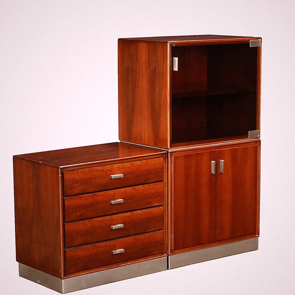 Vintage Schrank von Formanova Aluminium der 70er Jahre