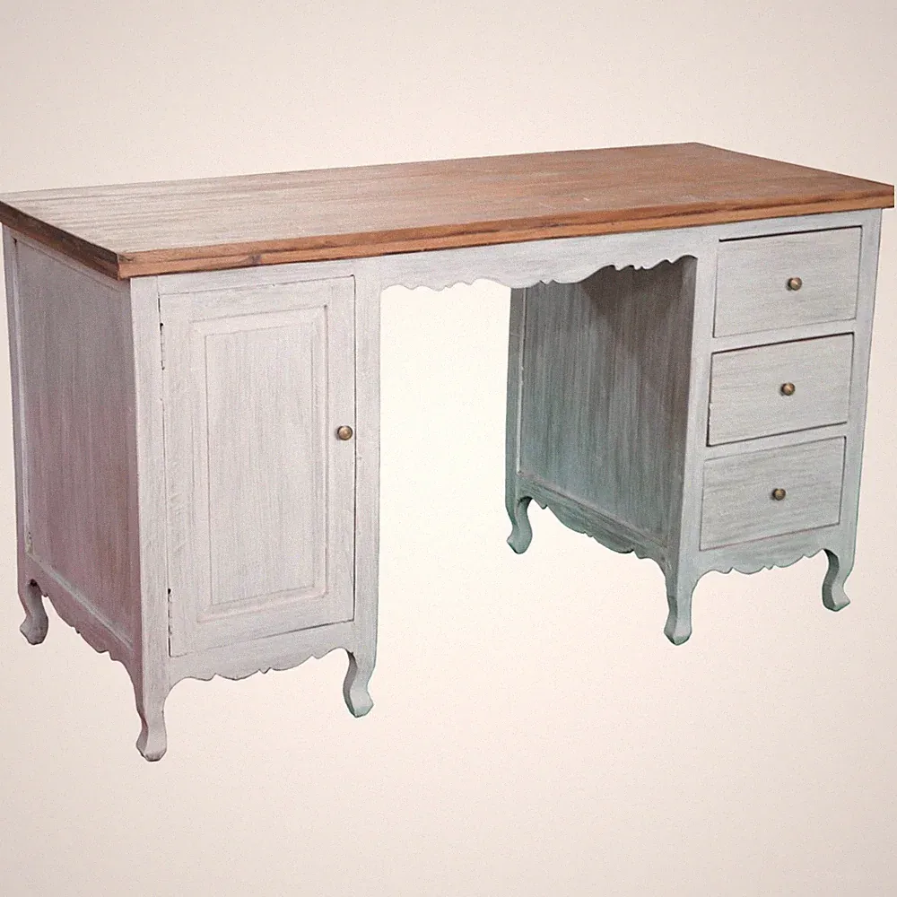 Vintage Schreibtisch im Pastell - Shabby Chic Stil
