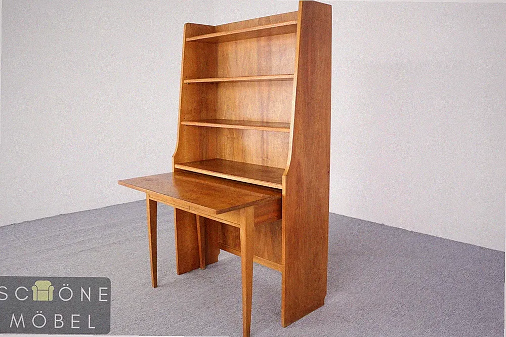 Vintage Schreibtisch Sekretär im skandinavischen Mid-Century Design 60er 70er