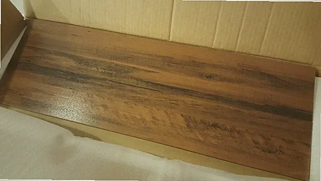 Vintage Schweberegale Wandregal 2er-Set Holz Optik braun Schwarz 60x20x7 cm Neu.