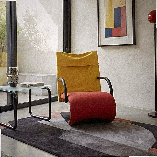 Vintage Sessel Ligne Roset Zen Design Claude Brisson 80er Jahre