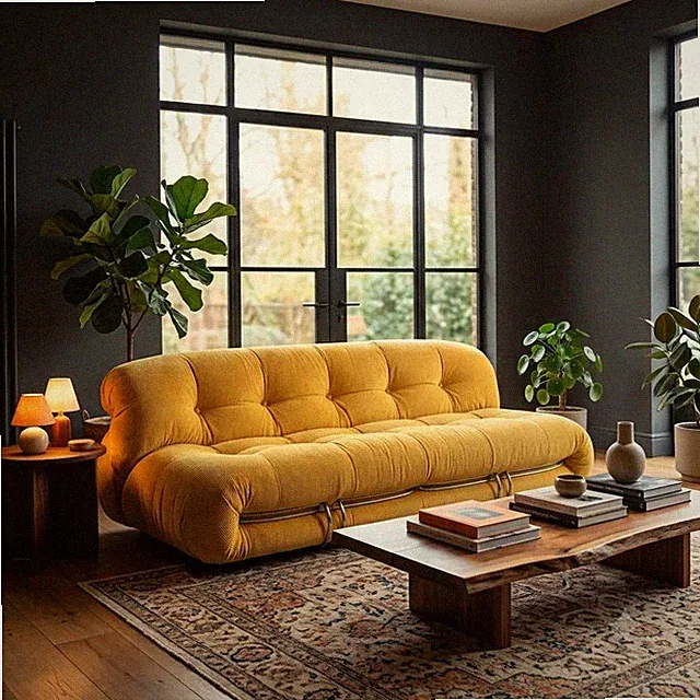 Vintage Sofa Cassina Soriana Design Afra und Tobia Scarpa 70er Jahre