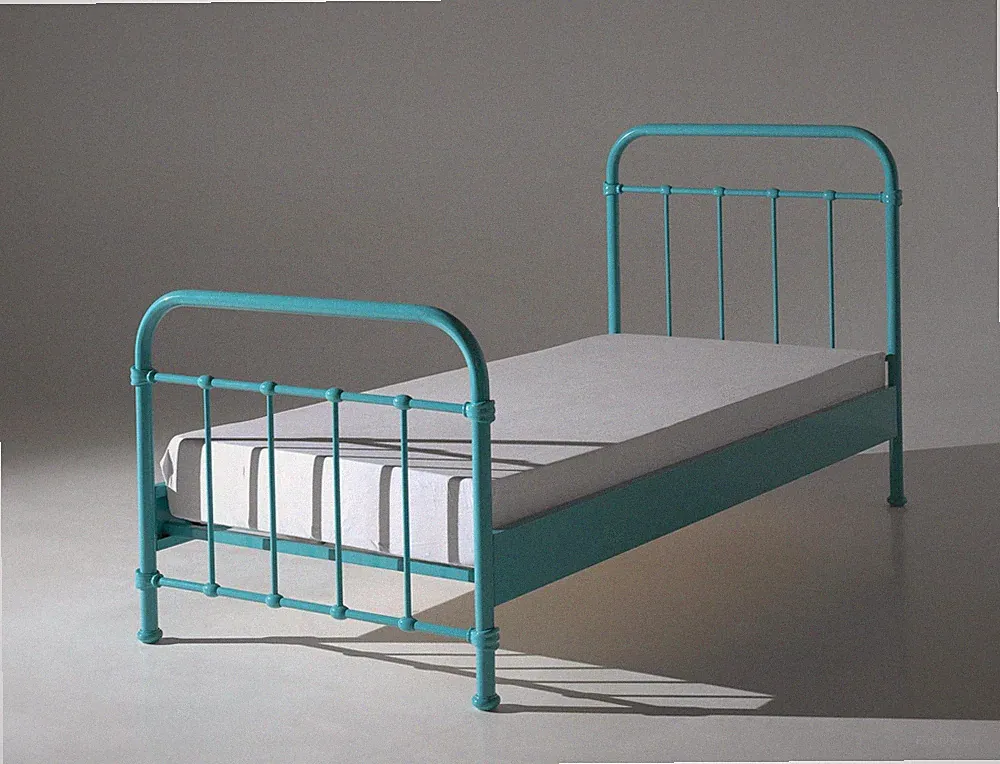 Türkis Bett