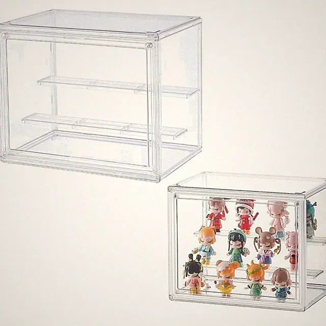 Vitrine Acryl Glasvitrine Puppenvitrine Figuren Vitrine transparent