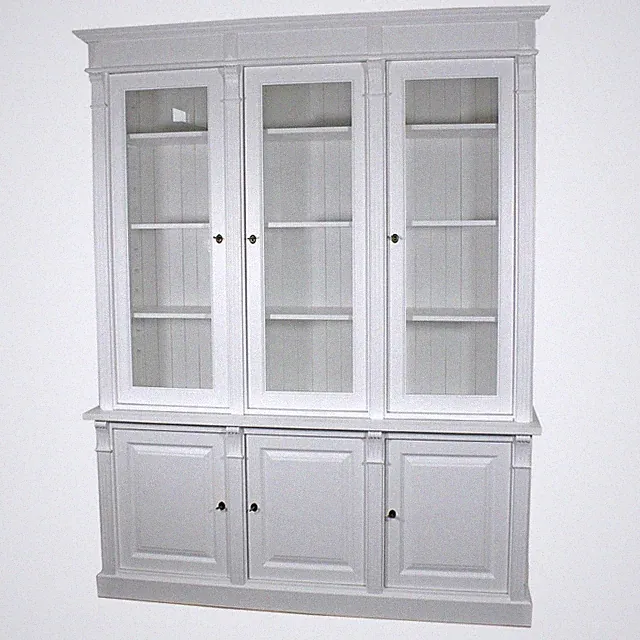 Vitrine Buffetschrank Küchenbuffet Esszimmerschrank Landhaus weiß