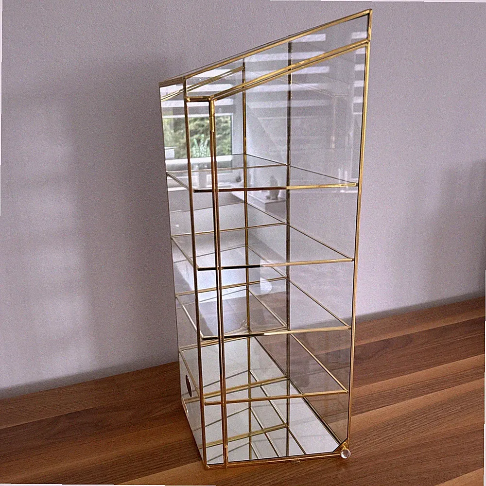 Vitrine Klein Messing Vergoldet Denke Ich Mal