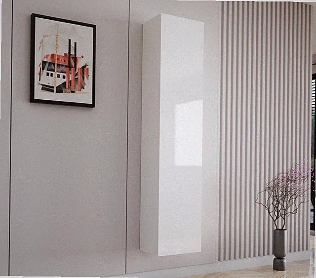 Vitrine Rack 180 - Farbauswahl Regal Hängeschrank Hochglanz Schrank Modern NEU