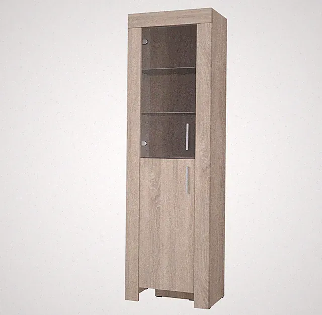 Vitrine Regal CR5 Wohnzimmer-set Cezar! Schrank Standregal Vitrinenschrank NEU