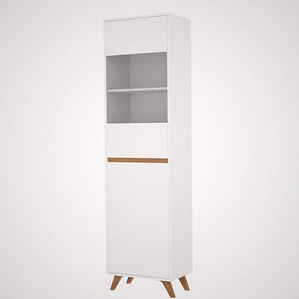 Vitrine Trend 2 Moderne Kollektion Standvitrine Wohnzimmer Schrank Neu
