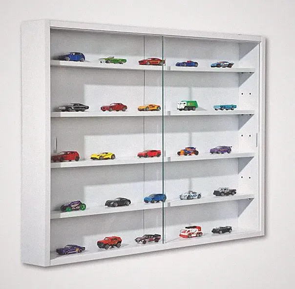 Vitrine Wohnzimmer Wohnzimmermöbel Glasvitrine Sammelvitrine COMPILATI Weiß