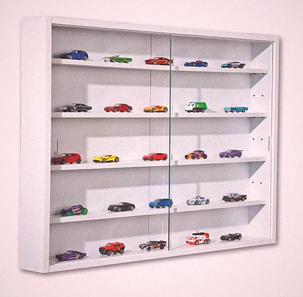 Vitrine Wohnzimmer Wohnzimmermöbel Glasvitrine Sammelvitrine COMPILATI Weiß