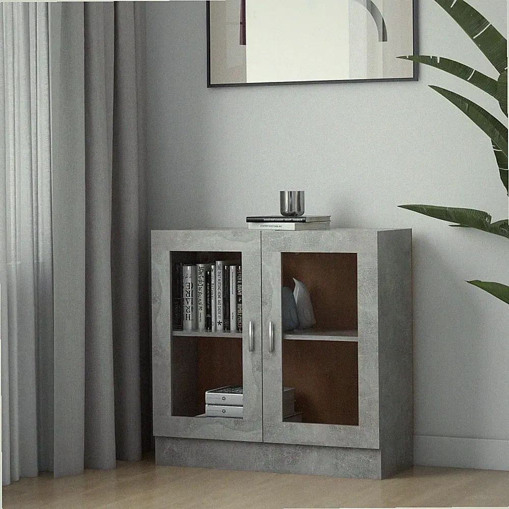 Vitrinenschrank Bücherschrank Standvitrine Vitrine Schrank Holz mehrere Auswahl