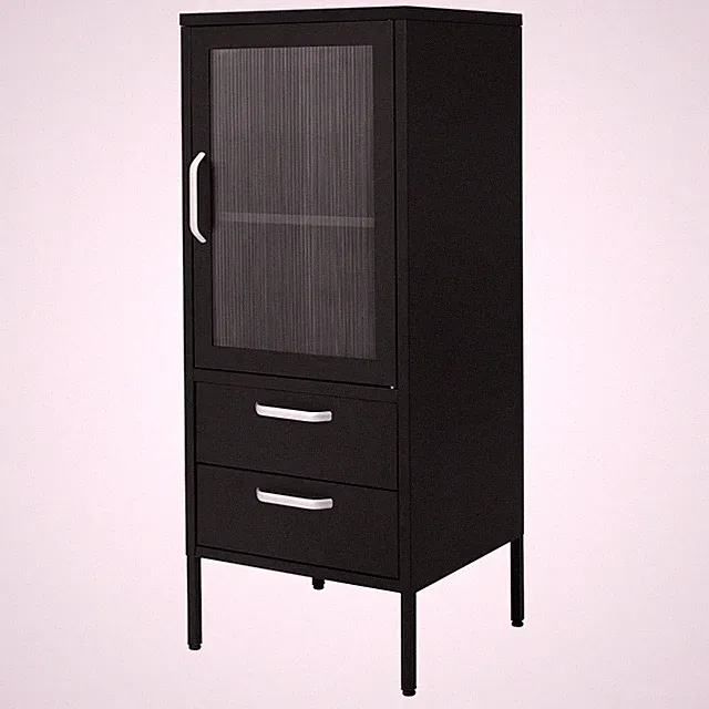 Vitrinenschrank Bücherschrank Standvitrine Wohnzimmerschrank Hochschrank Schrank