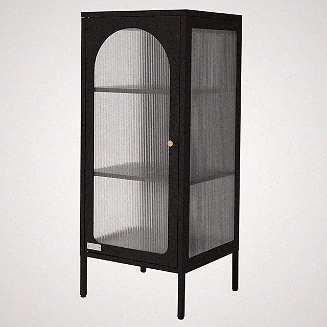 Vitrinenschrank Bücherschrank Standvitrine Wohnzimmerschrank Schrank Hochschrank