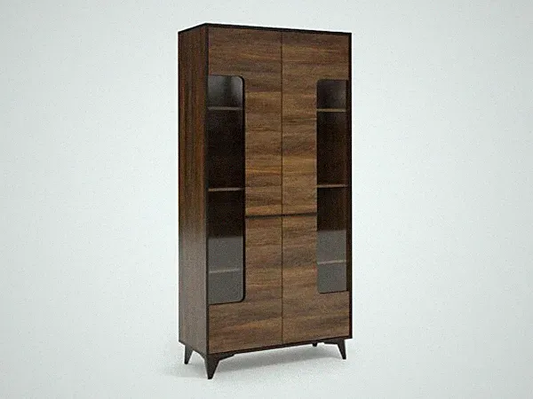 Vitrinenschrank Glasvitrine Anrichte Buffet Küchenvitrine Regalschrank