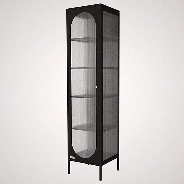 Vitrinenschrank Hochschrank Standvitrine Bücherschrank Wohnzimmerschrank Schrank
